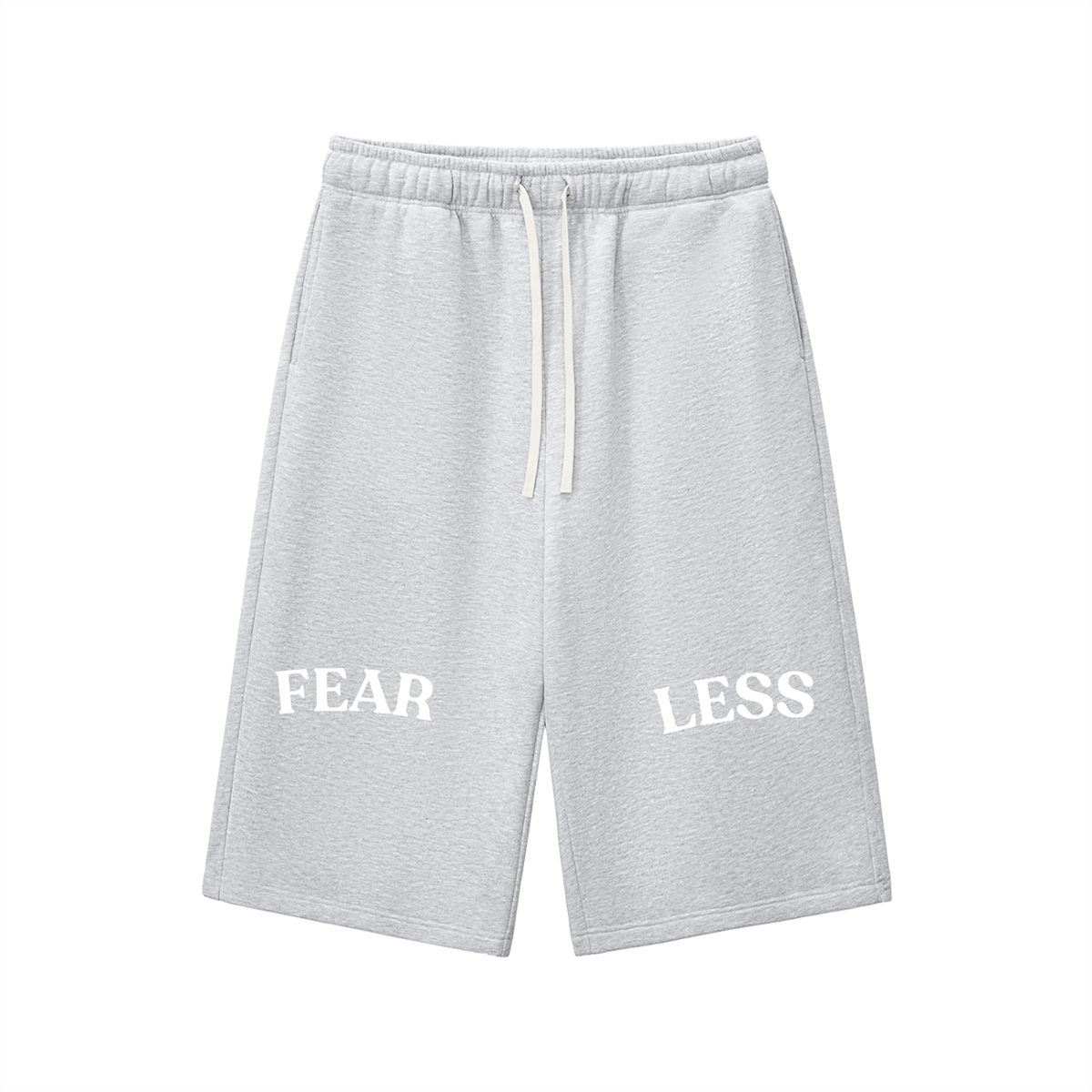 Relaxed Drawstring Three-quarter Sweatpants