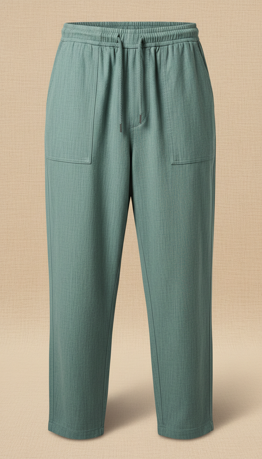 Palm Shadow Relaxed Men's Trousers