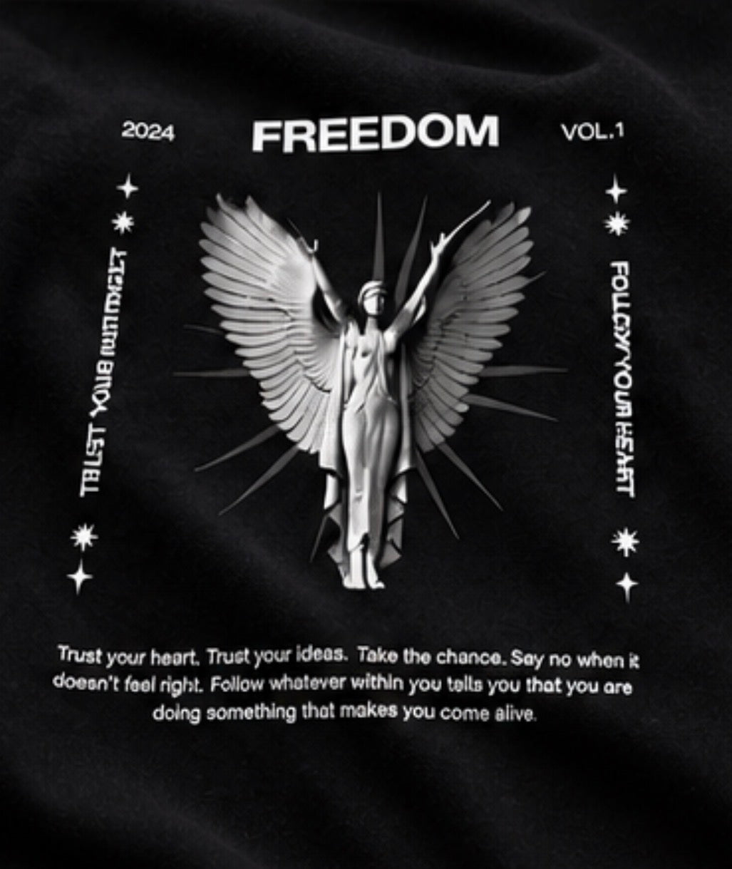 Unisex Short Sleeve V-Neck FreeDom T-Shirt