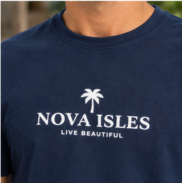 nova isles garment-dyed heavyweight t-shirt