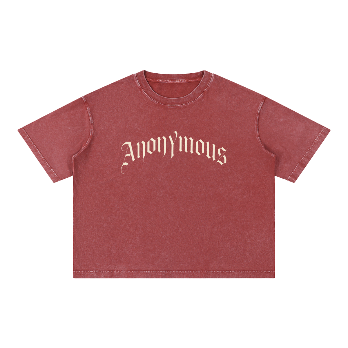 Mineral Wash Boxy Cotton T-Shirt